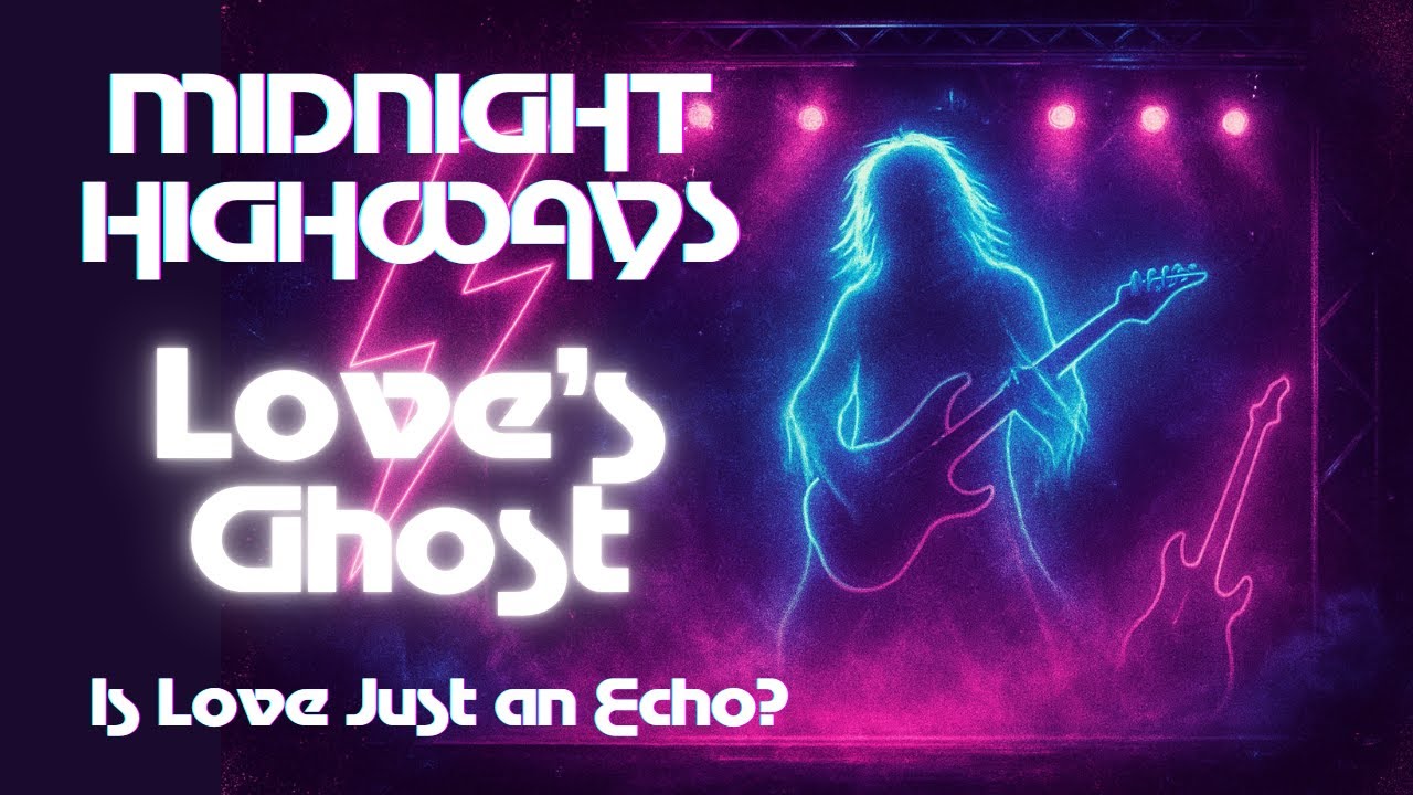 80s Melodic Synth Rock Anthem | Love's Ghost | Midnight Highways (Lyric Video)