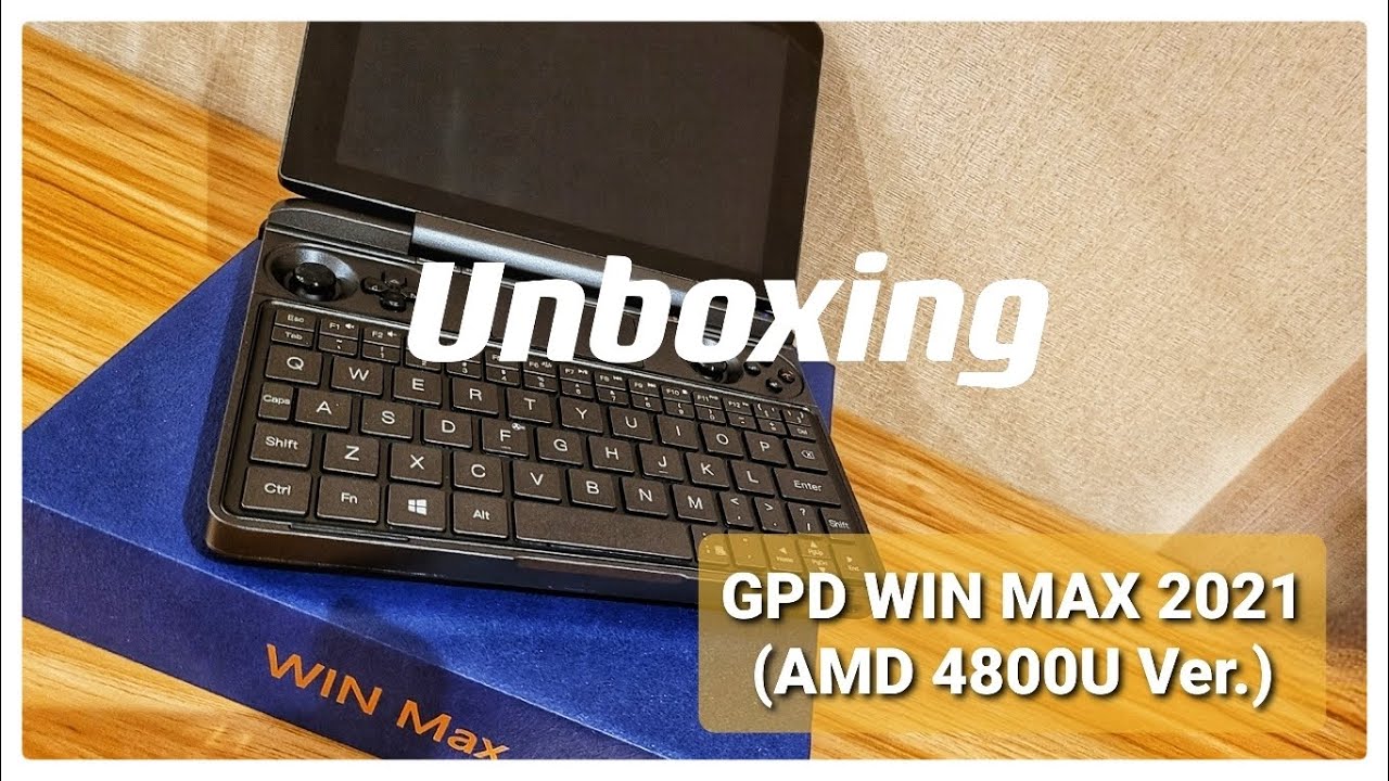 GPD WIN MAX 4800U - Unboxing