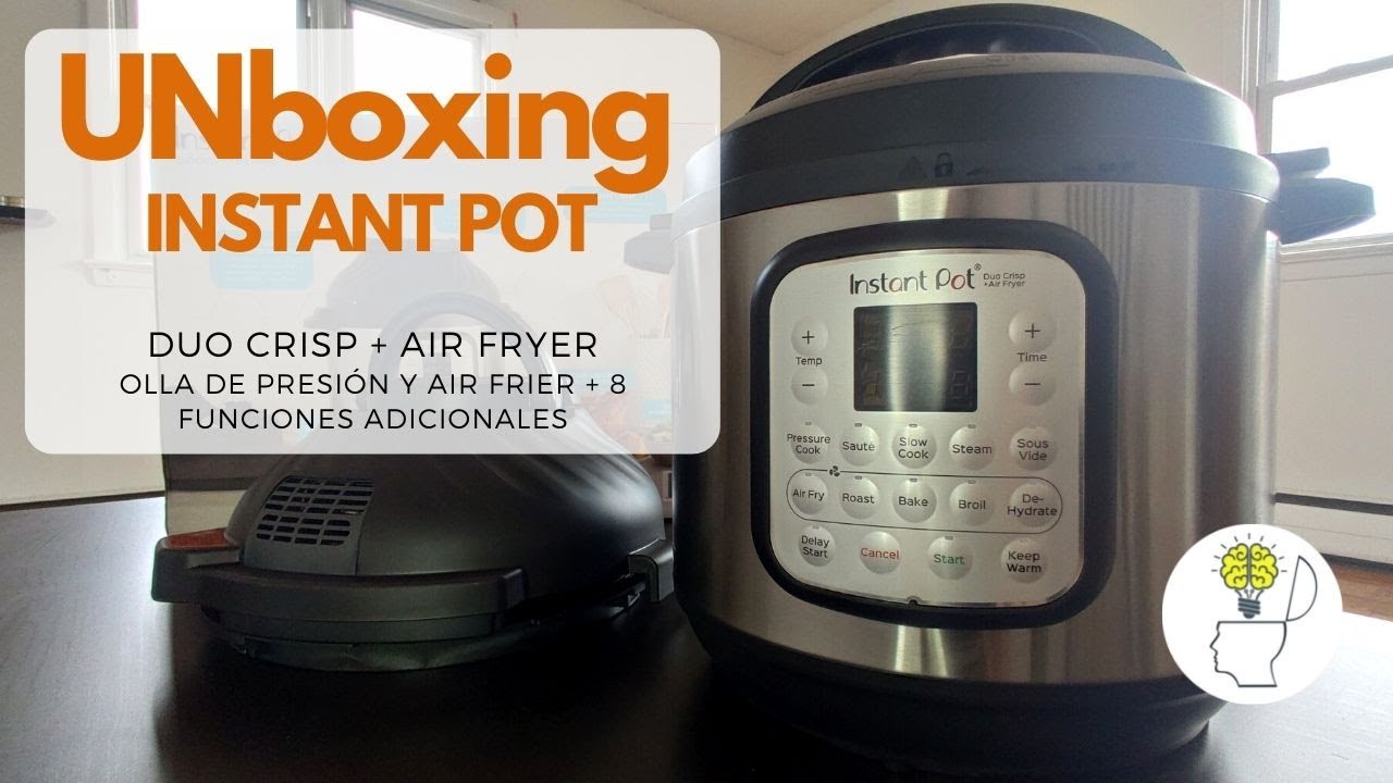 Unboxing INSTANT POT DUO CRISP + AIR FRYER en español