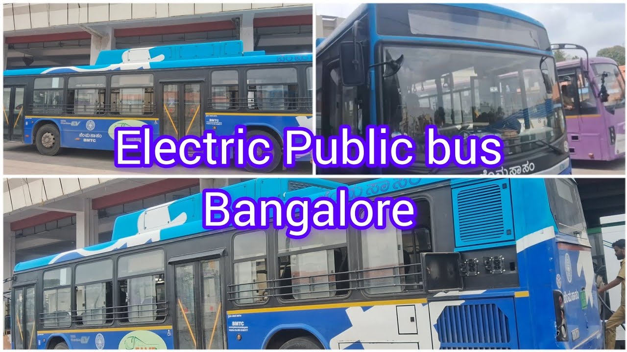 😍 bangalore's Electric Public bus 💥 Shivaji nagar Public Transport