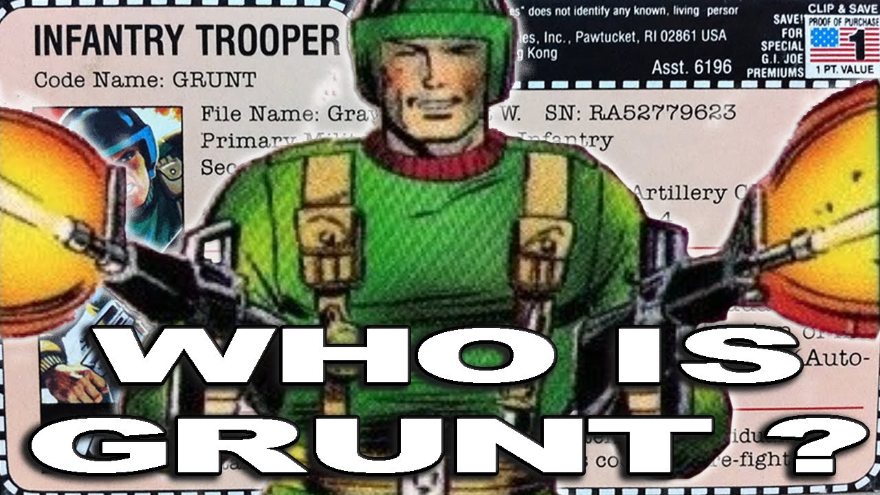 История и происхождение GI Joe's GRUNT!