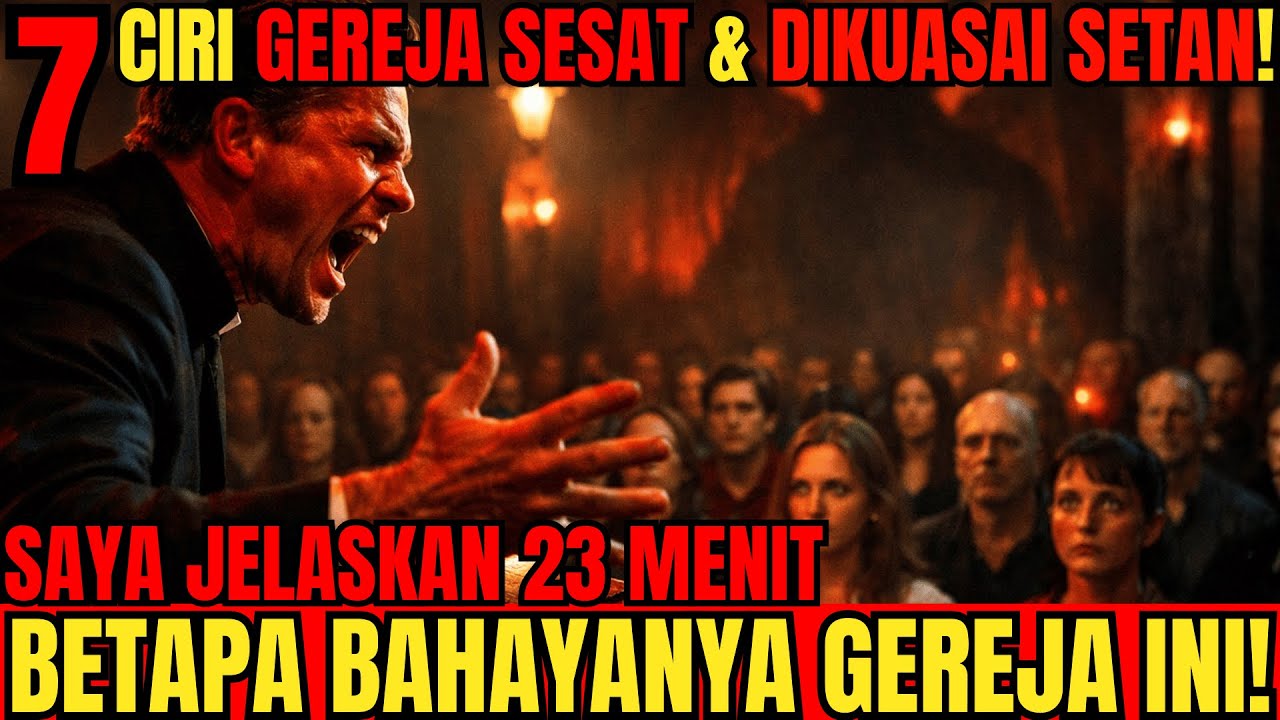 BONGKAR 7 CIRI GEREJA SETAN & MEMBAWA JEMAAT KE NERAKA❗️WASPADA KAMU JADI KORBANNYA❗️