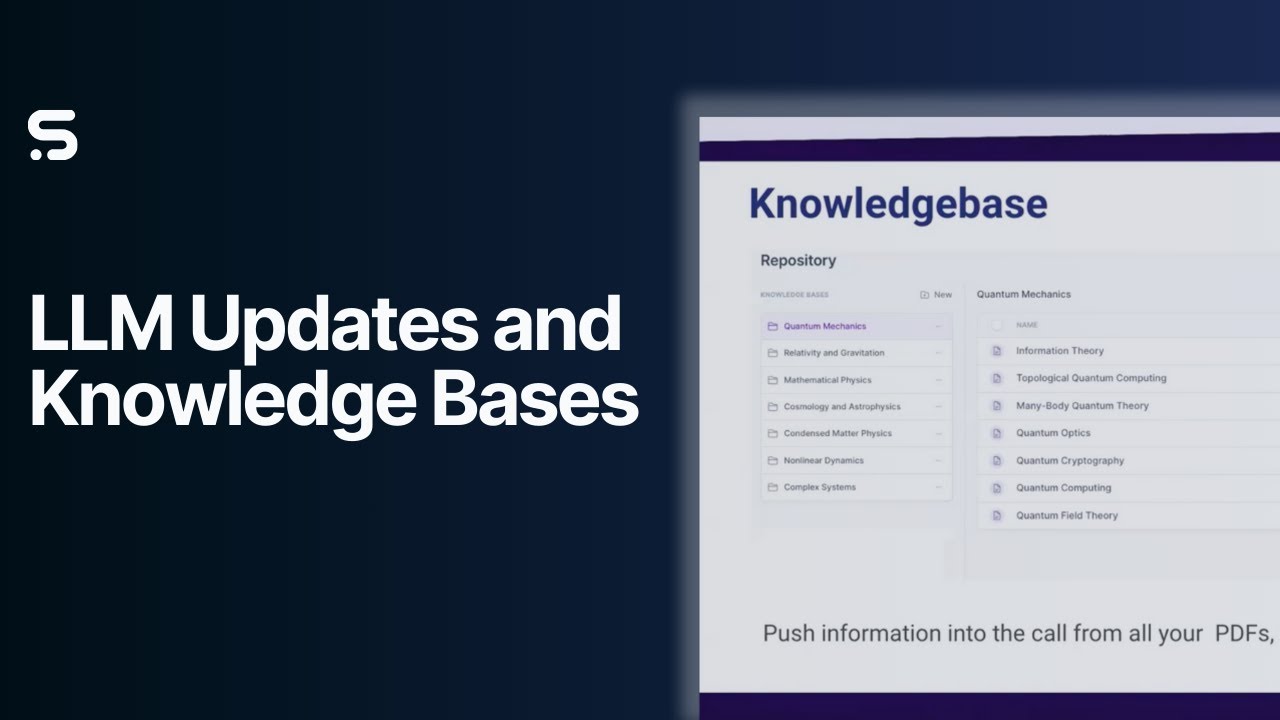 LLM Updates & Knowledge Bases