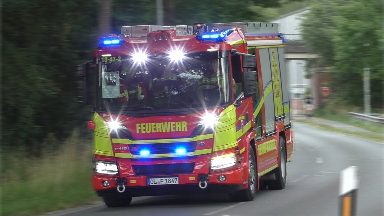 [Bullhorn und Lichthupe!] Einsatzfahrt Rüstzug der Freiwilligen Feuerwehr Wildeshausen