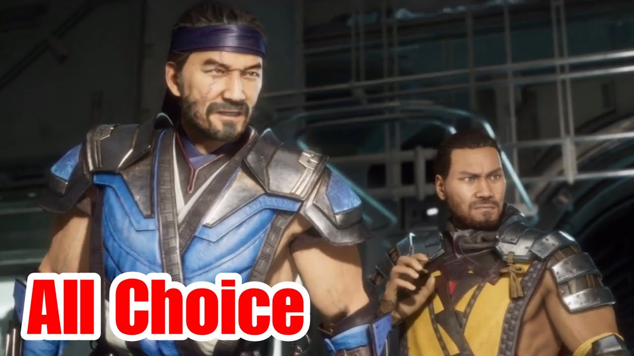 Mortal Kombat 11 - Both Scorpion and Sub-zero Choices / Chapter 4. Fire and Ice (All Choice)