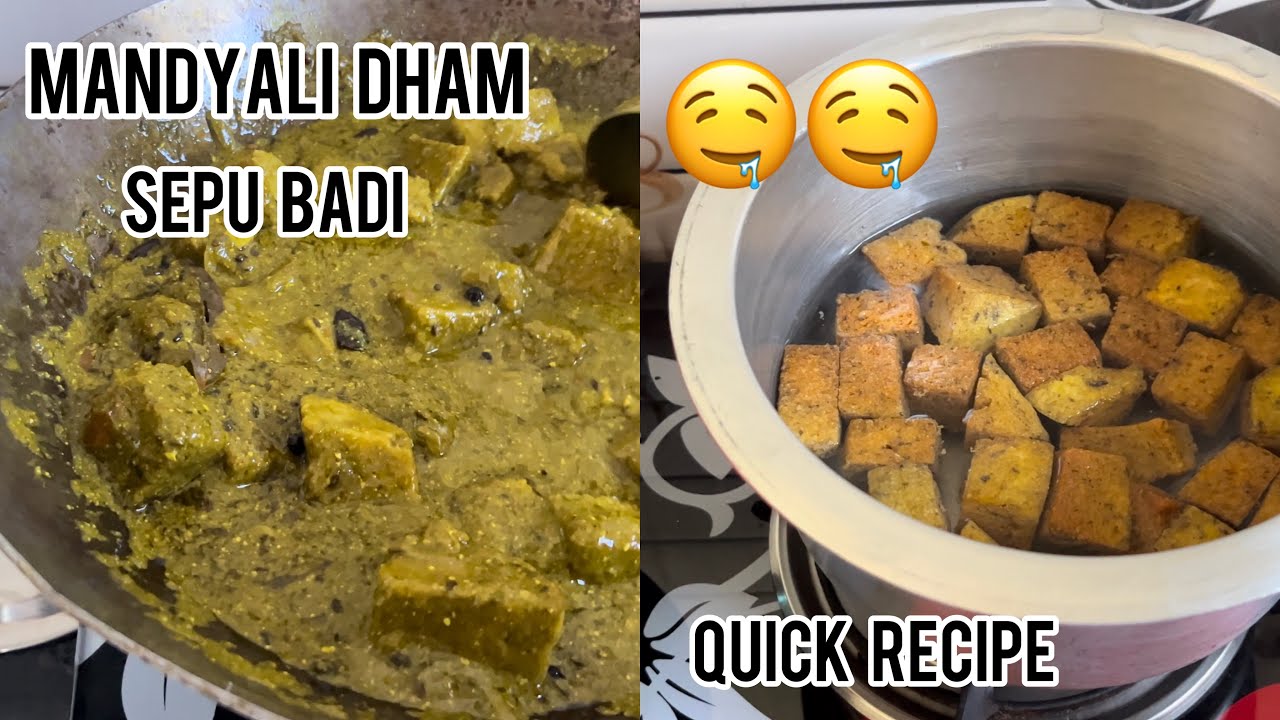 How to make sepu badi at home | Himachali Dham Recipe |💖🤤Vlog |Mandyali Dham| #sepubadi #trending