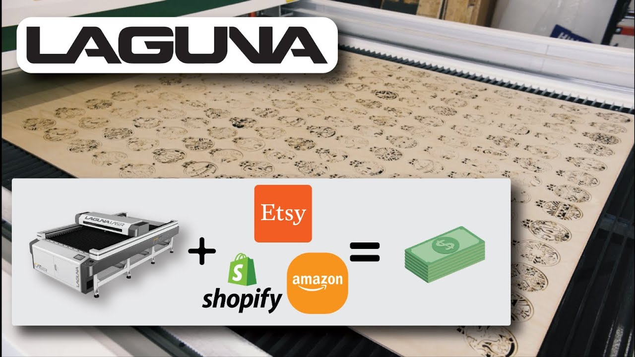 Cutting a Full Etsy Product Line with our Laguna LCB Laser | CO2 CNC