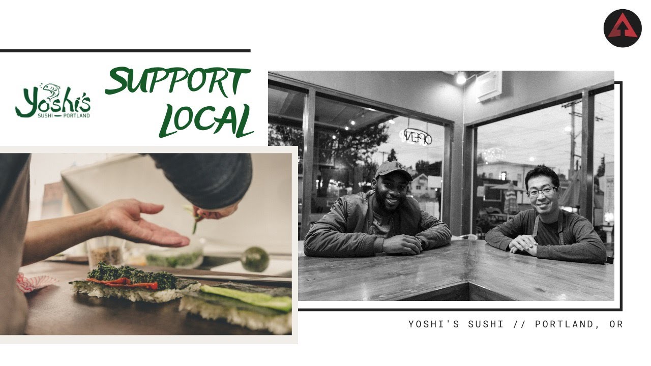Eating Sushi From A Food Truck | Support Local