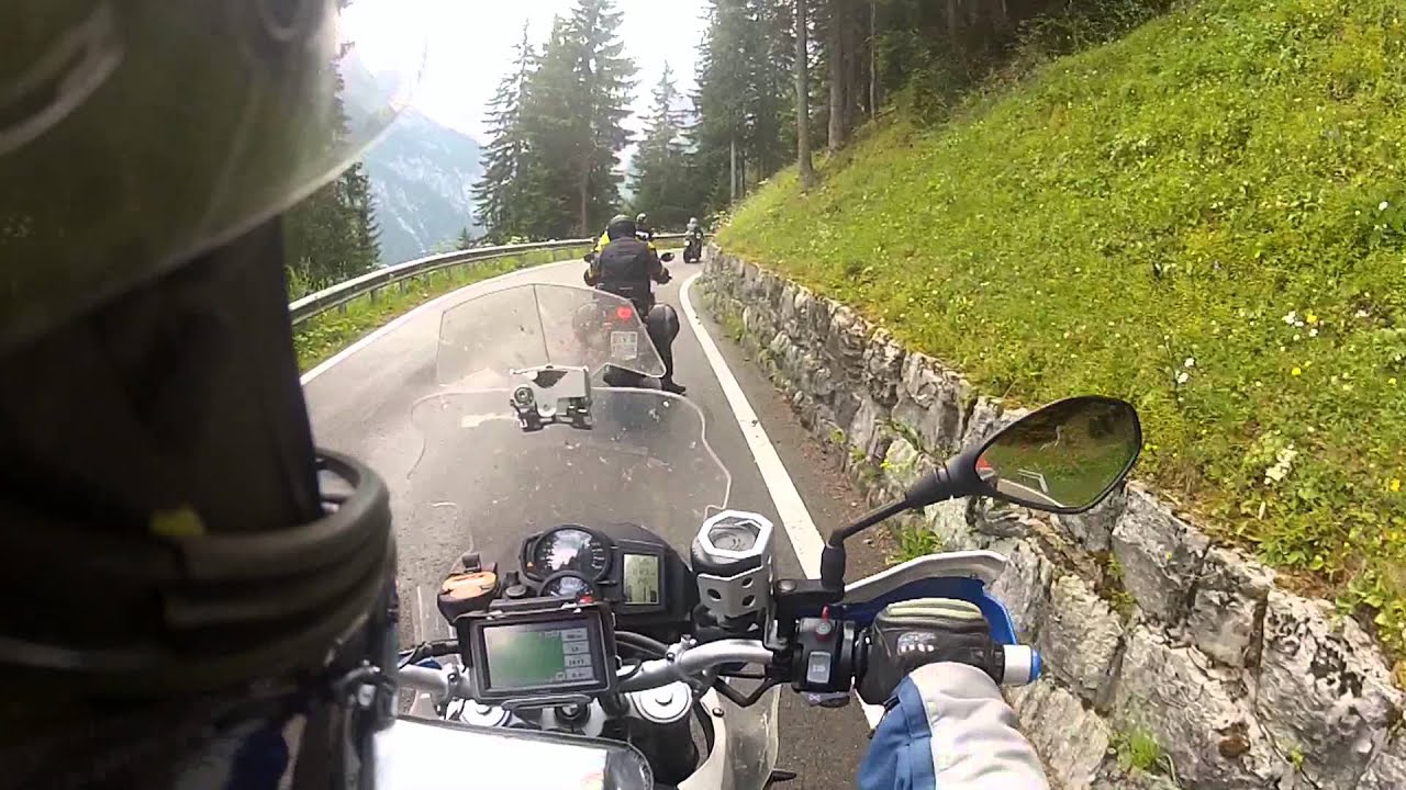 F800GS up Stelvio Pass 2015