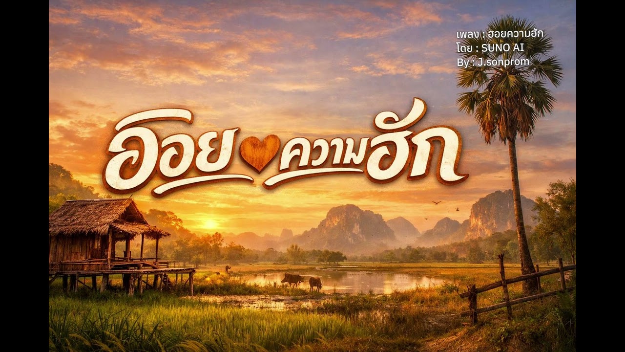 เพลง : ฮอยความฮัก, J.sonprom, SunoAI