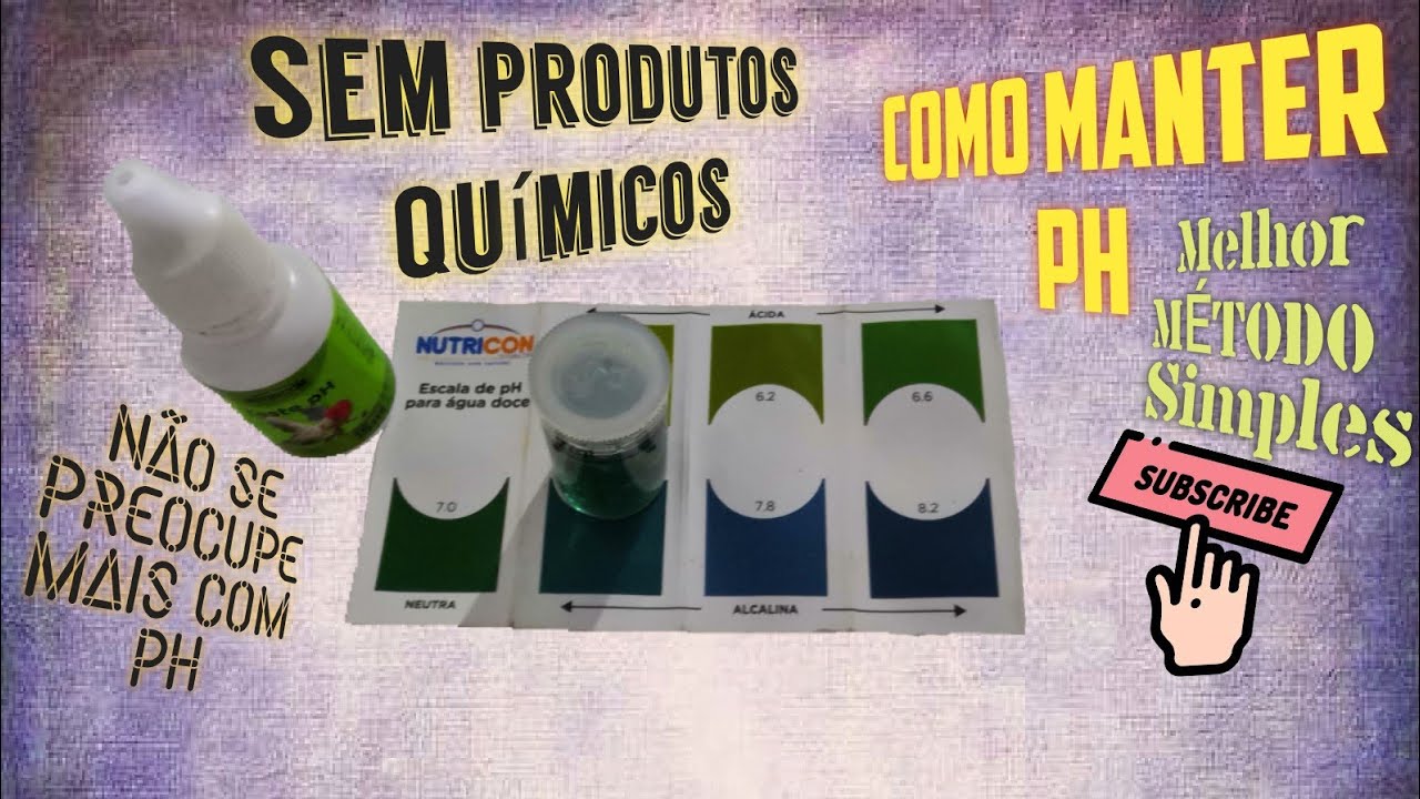 COMO TAMPONAR PH FORMA SIMPLES SEM GASTOS