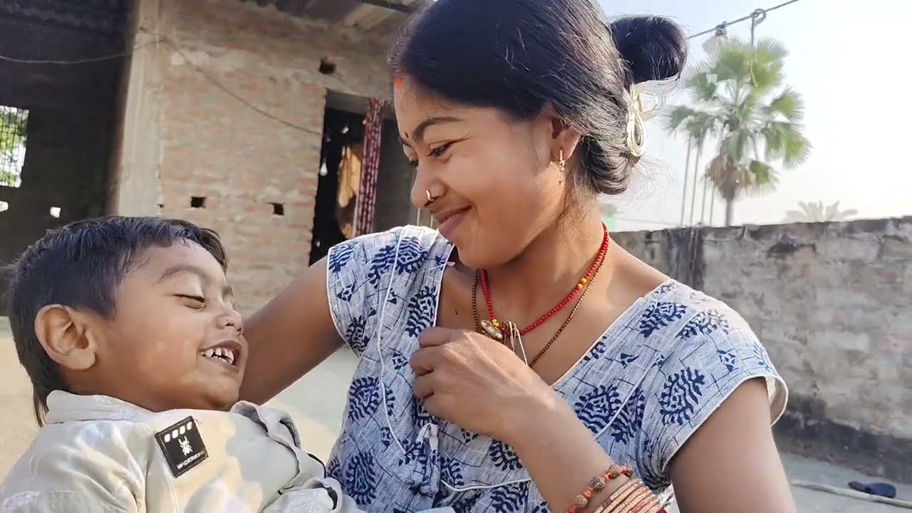 Village feeding vlog vaishali jila Bihar 