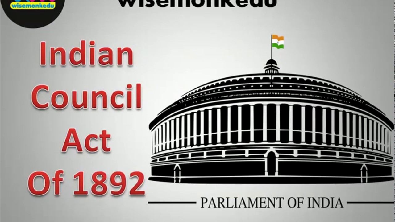 Indian Counci Act Of 1892 (ENGLISH & HINDI)