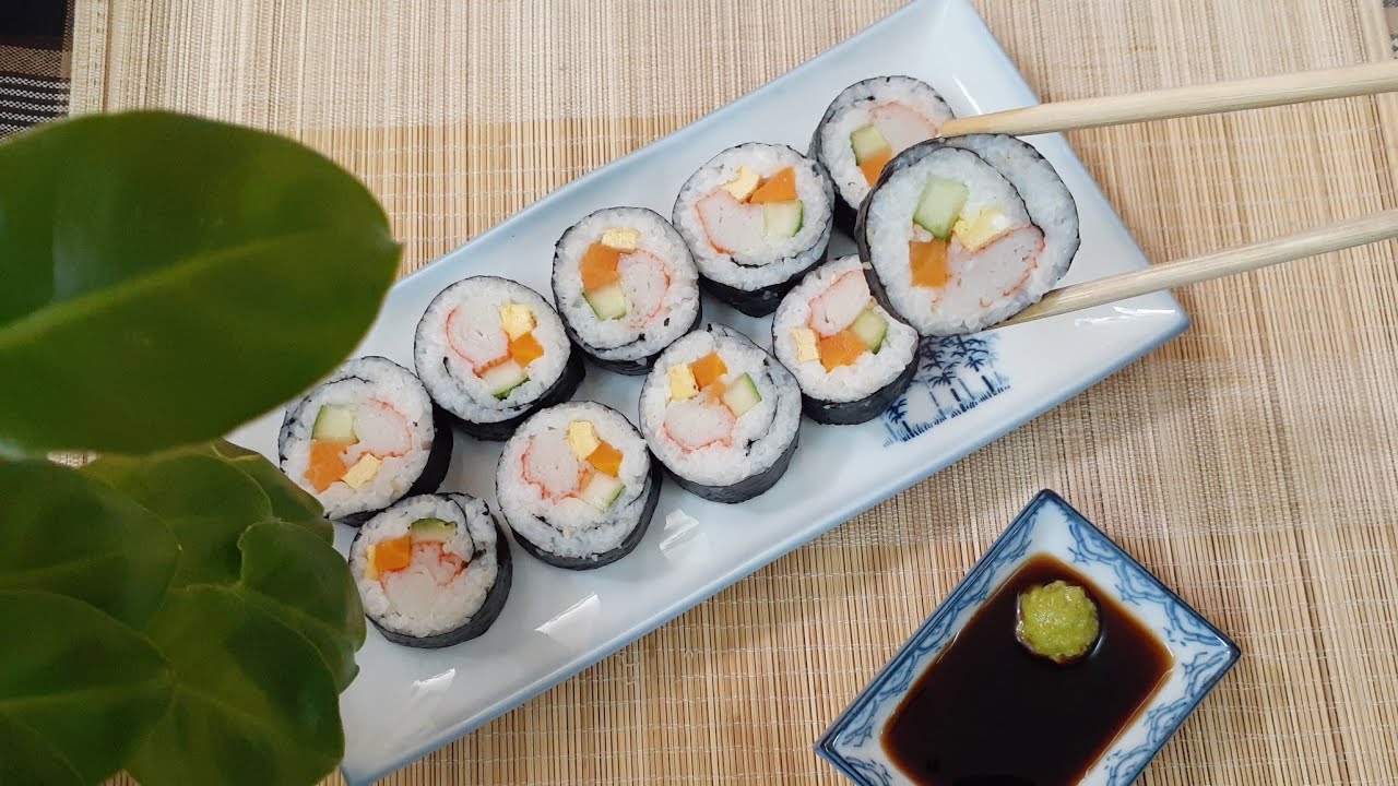 CÁCH LÀM CƠM CUỘN RONG BIỂN, KIMBAP HÀN QUỐC, ĐƠN GIẢN TẠI NHÀ #19