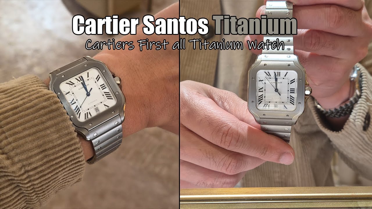 Cartier Santos из титана — невероятно красивые