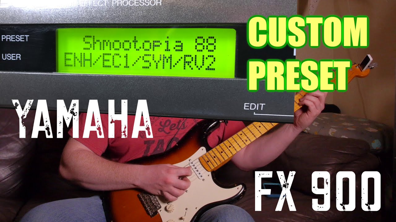 Yamaha FX900 Guitar Demo