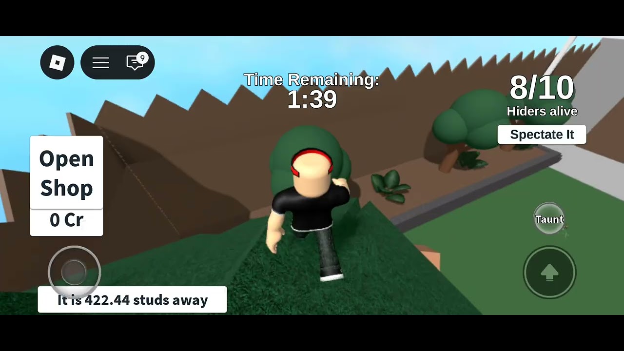 Playing Roblox 2017