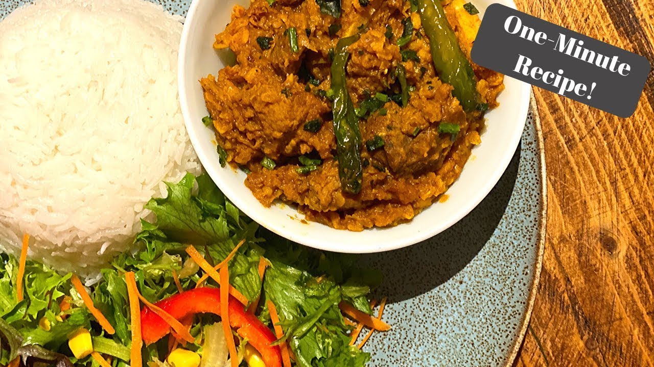 SLIMMING WORLD SYN FREE LAMB DHANSAK | ONE MINUTE RECIPE