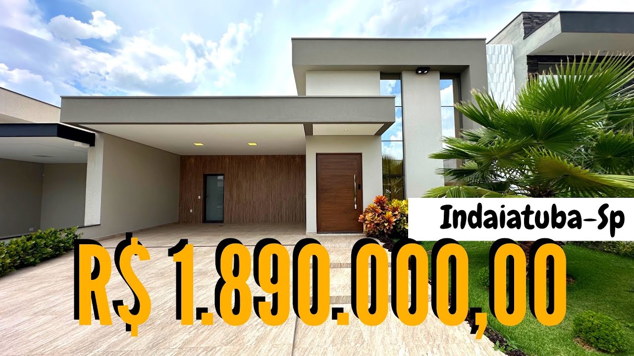 CASA A VENDA NO CONDOMÍNIO DONA MARIA JOSÉ EM INDAIATUBA-SP | 2 MIN. PARQUE ECOLÓGICO