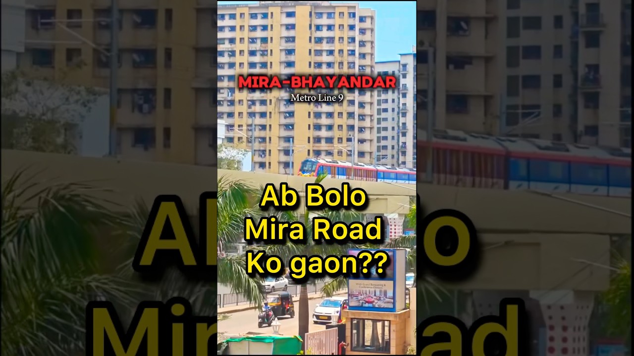 Good News for Mira Road residents | Metro Line work completed | Soon Metro to start | #ytshorts