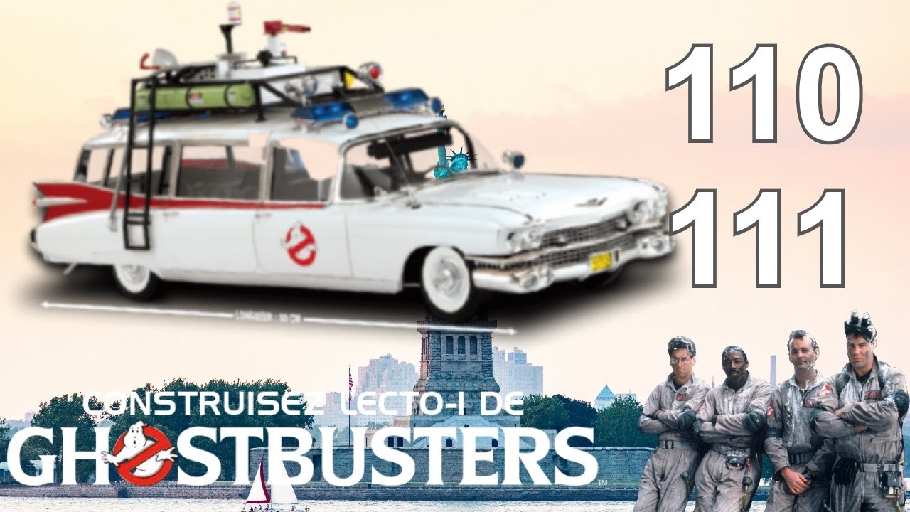 N°110 & 111  ECTO 1 GHOSTBUSTERS   
