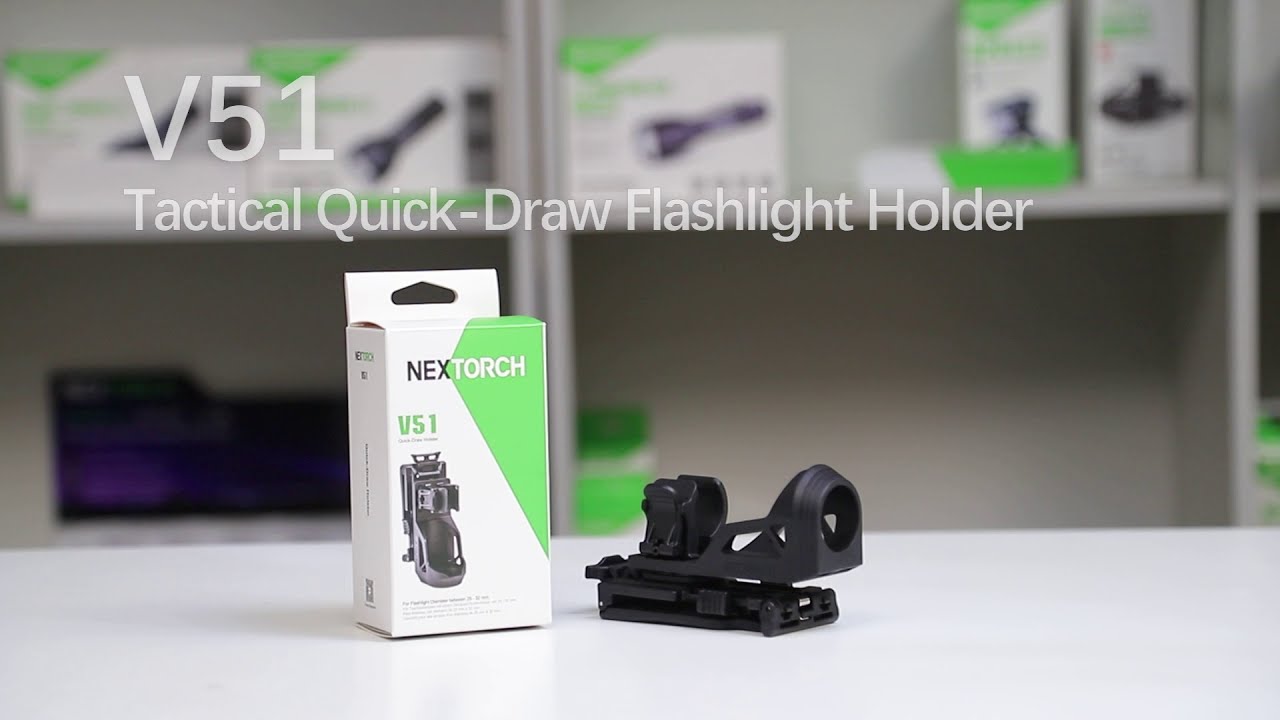 NEXTORCH V51 Tactical Quick Draw Flashlight Holder Quick Intro