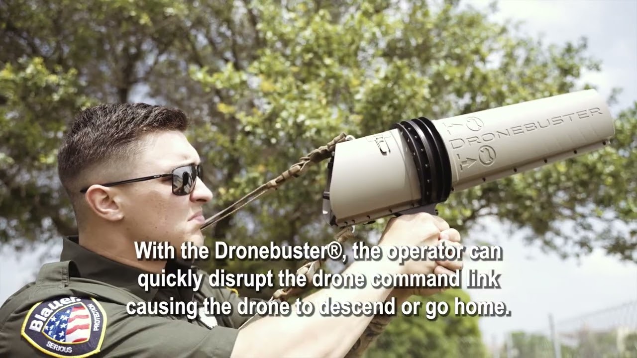 C-UAS Dronebuster&reg; for Law Enforcement: Product Video Extended