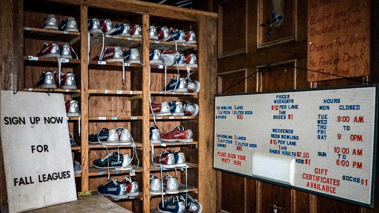 We Found a Vintage ABANDONED Bowling Alley with a HIDDEN 1930’s Theatre Above it…