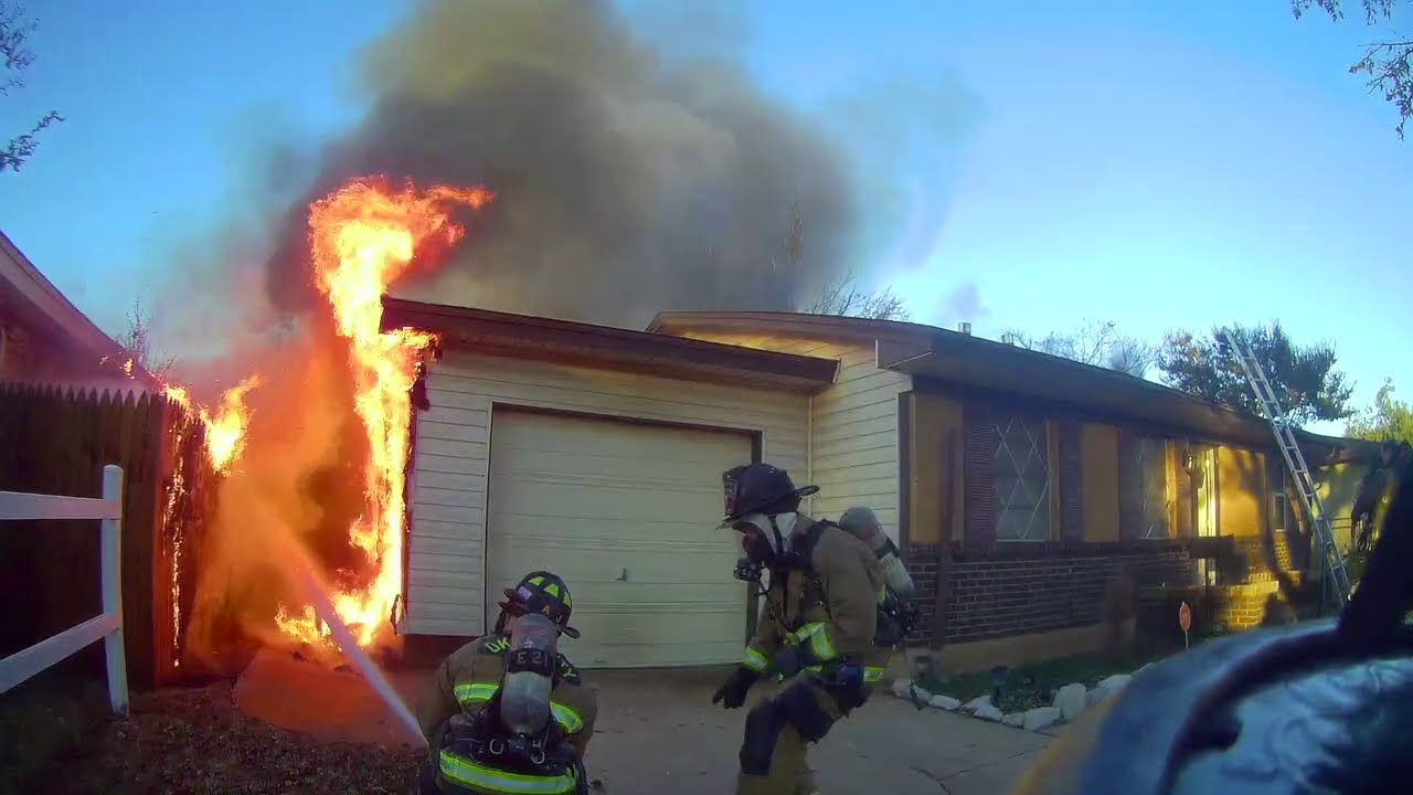 Attic Fire Knockdown