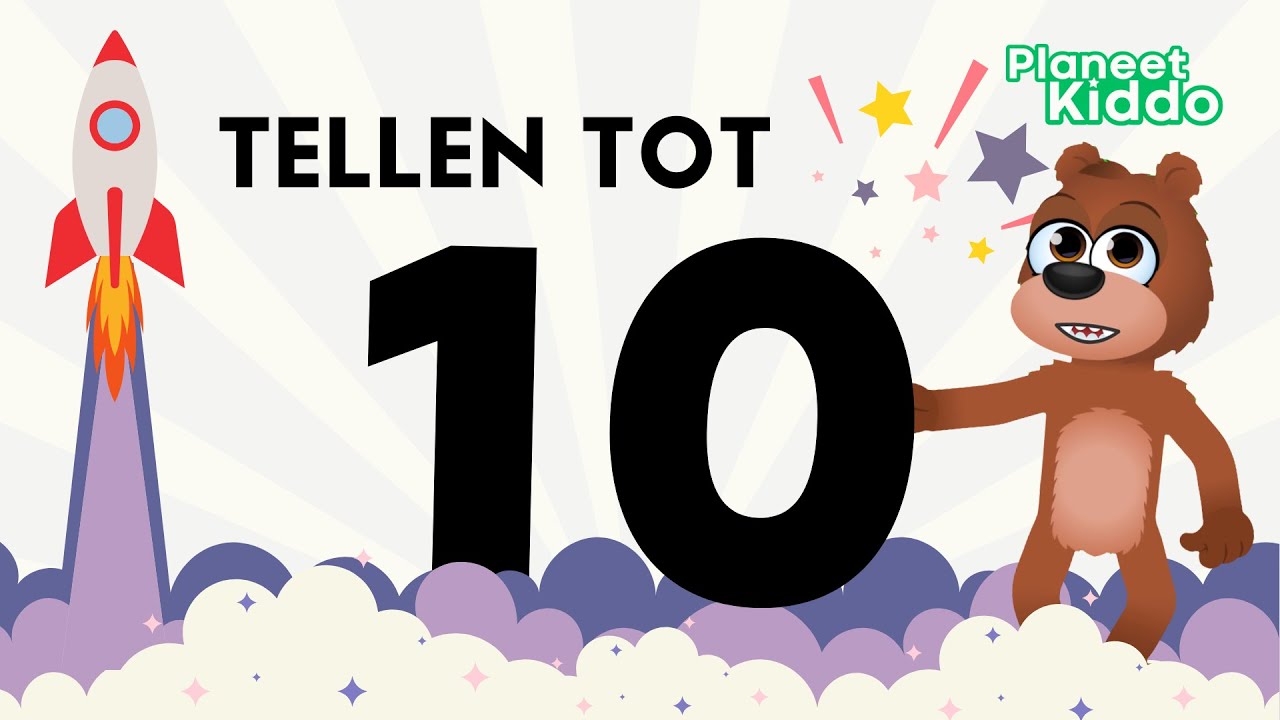 🔟 Leren Tellen Van 1 Tot 10 • Cijfers Leren • Leerzame Kinderfilmpjes • Count From 1 to 10 in Dutch