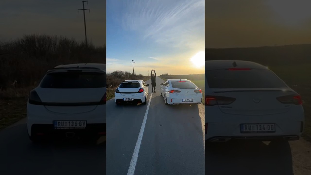 Opel Insignia GSi vs Astra H OPC stg1+ dragrace #vauxhallinsignia #opelopc #opel #racing #402m