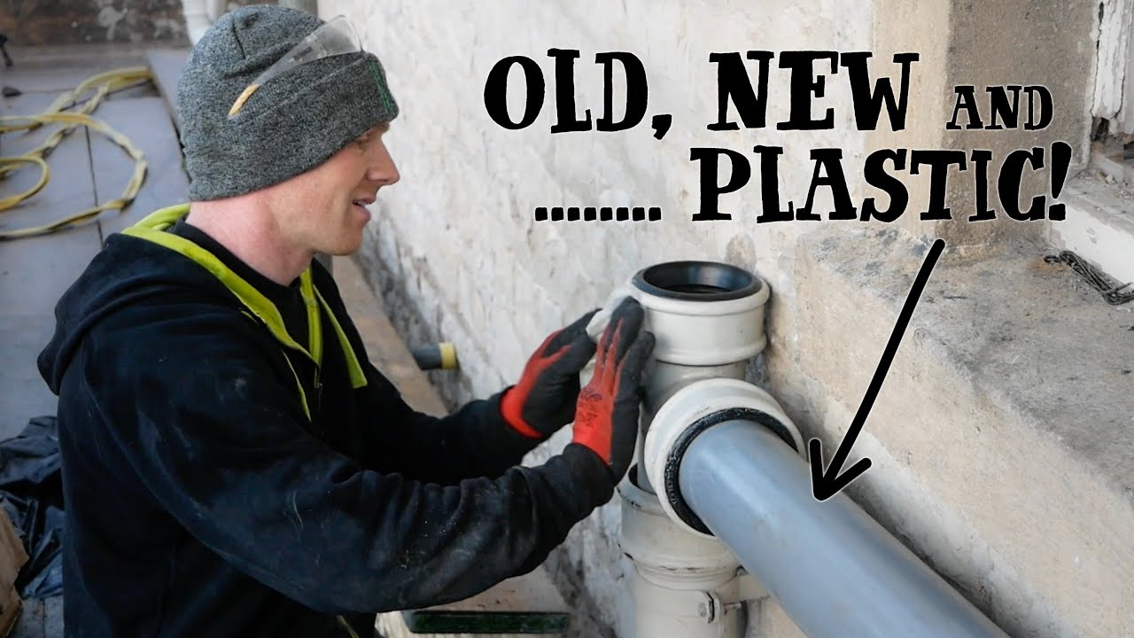 OLD CAST IRON STACK - Restoring and Joining New to Old