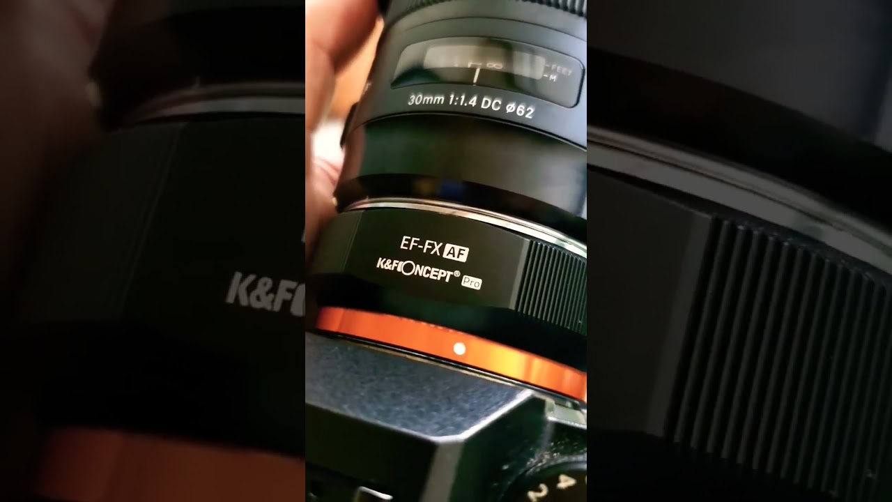 Fujifilm X-T2 + K&F Concept EF-FX Electronic Adapter + Sigma 30mm f1.4 'Art' Series Lens