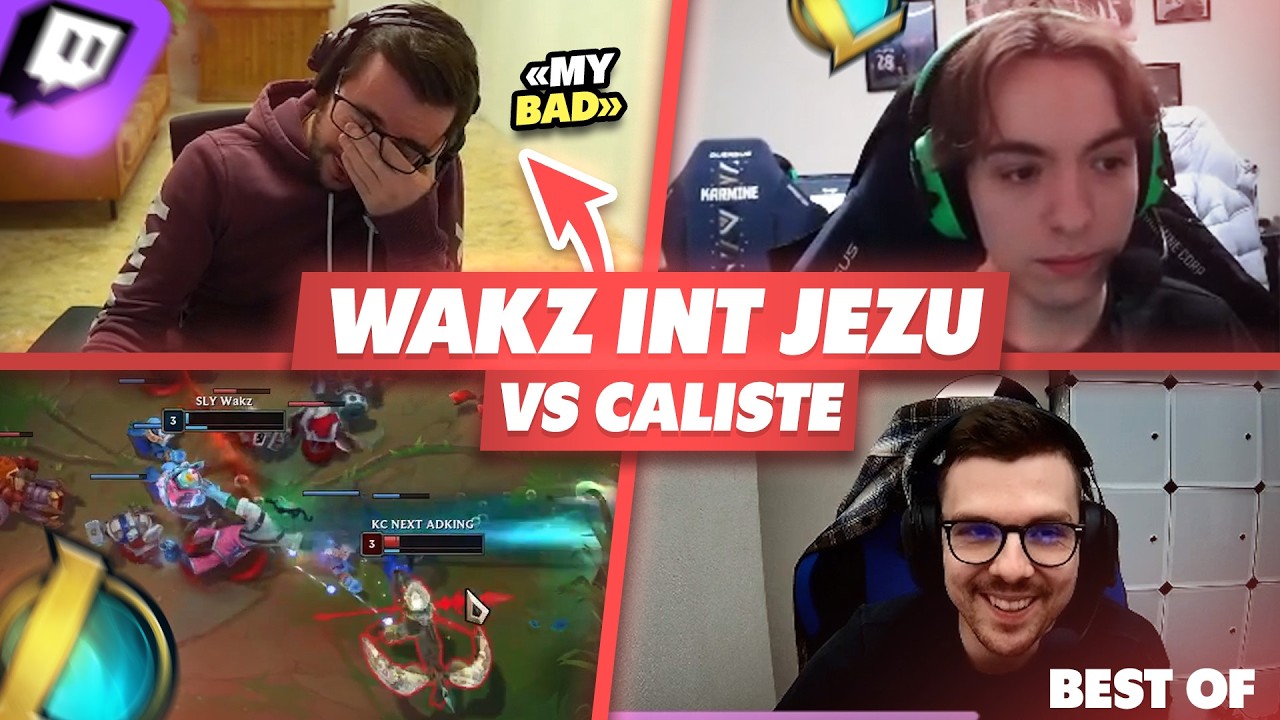 WAKZ INT JEZU FACE À CALISTE EN RANKED - Best Of LoL #1317 Réactions