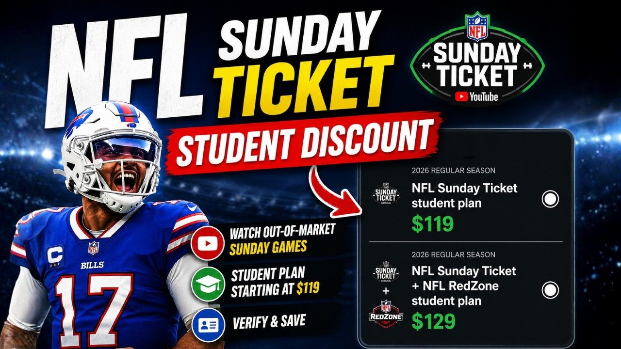 How To Sign Up For NFL Sunday Ticket Student Plan (2026 UPDATE)