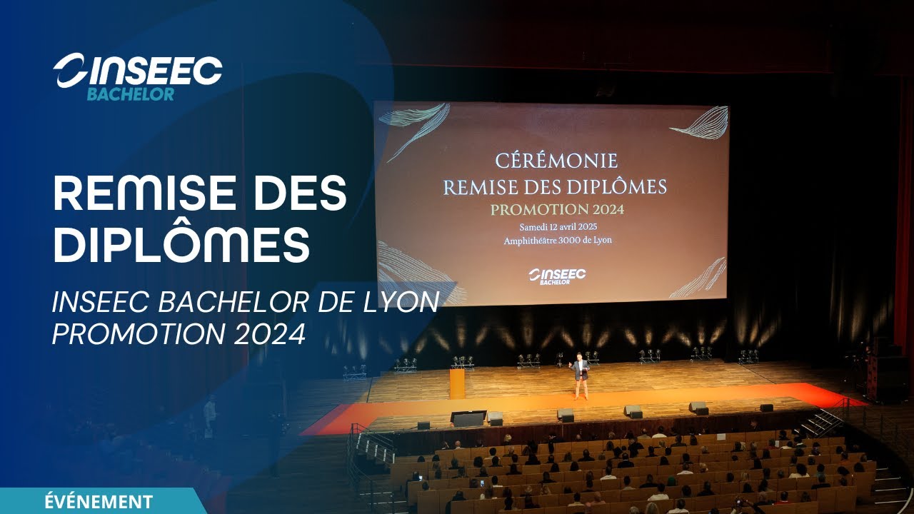 Remise des Diplômes INSEEC Bachelor Lyon 🎓✨