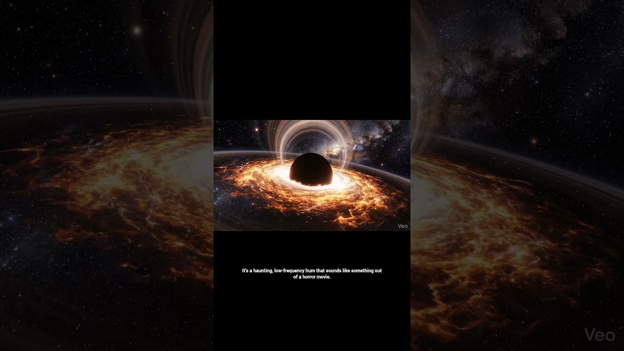 Space is NOT silent! 🌌🔊 NASA shared the eerie sound of a black hole in the Perseus 