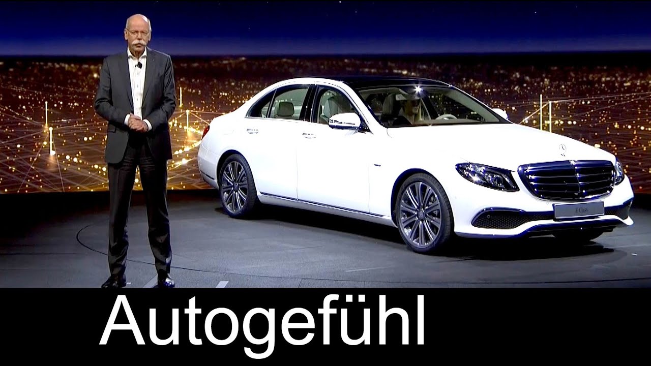 World Premiere all-new Mercedes E-Class Presentation NAIAS Detroit neue E-Klasse 2017