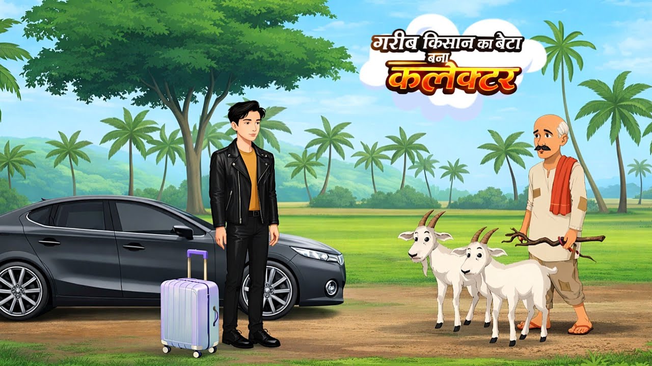 गरीब का बेटा बना कलेक्टर |Hindi Story |Kahani |Moral Stories |Cartoon story |
