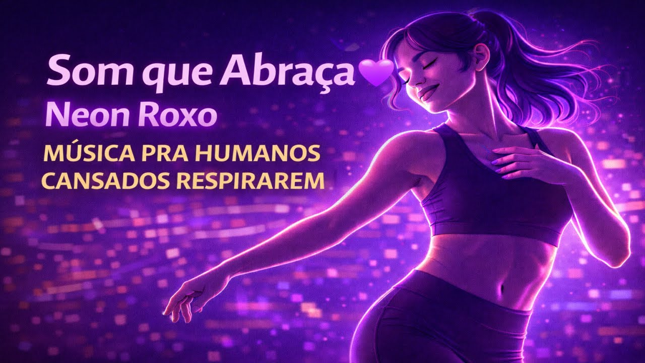 Som que Abraça 💜 Neon Roxo | Música Pra Humanos Cansados Respirarem