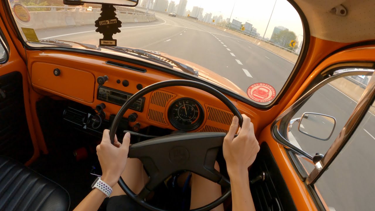 VW Beetle Sunday Morning POV Drive in Bangkok (My Car Reached 60,000Km)