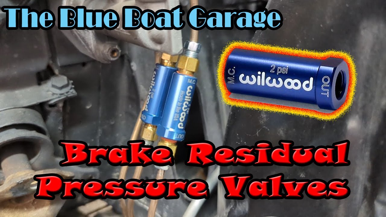 Brake Residual Pressure Valves - Installation & Why
