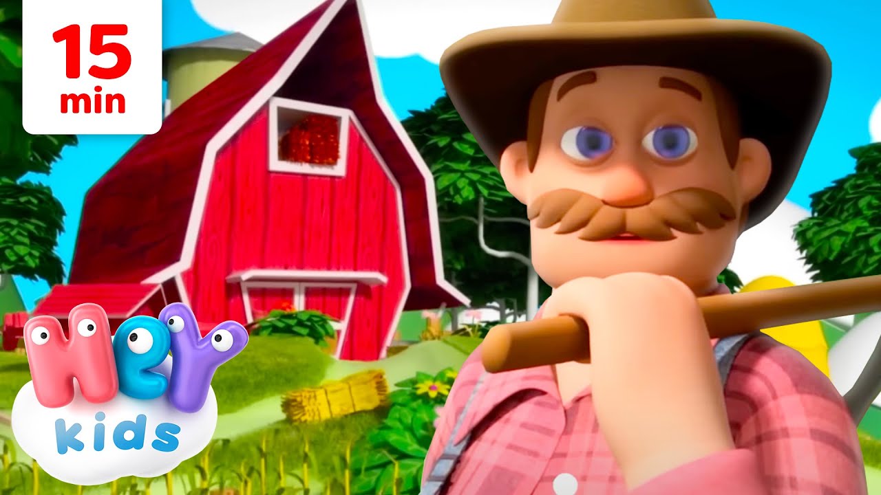 En La Granja De Mi Tío y Más! | 30 minutos | Canciones educativas para niños | HeyKids