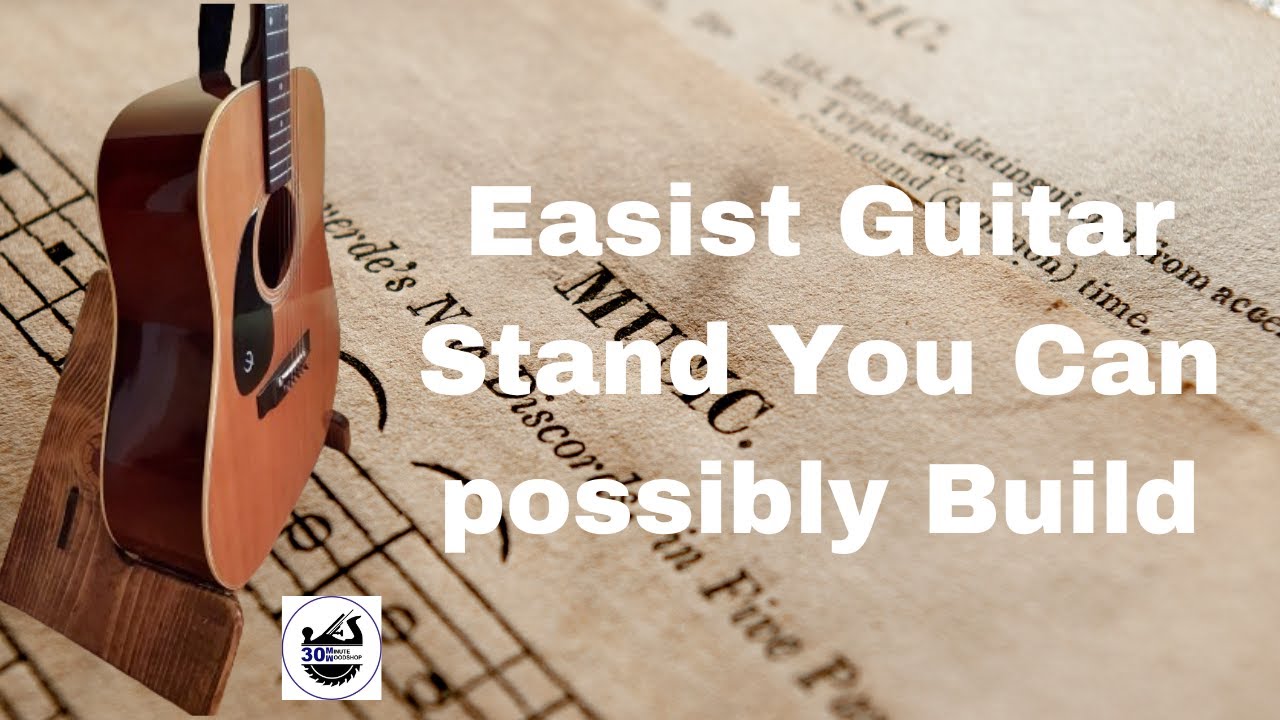 DIY Guitar Stand -The Easiest One You Can Build