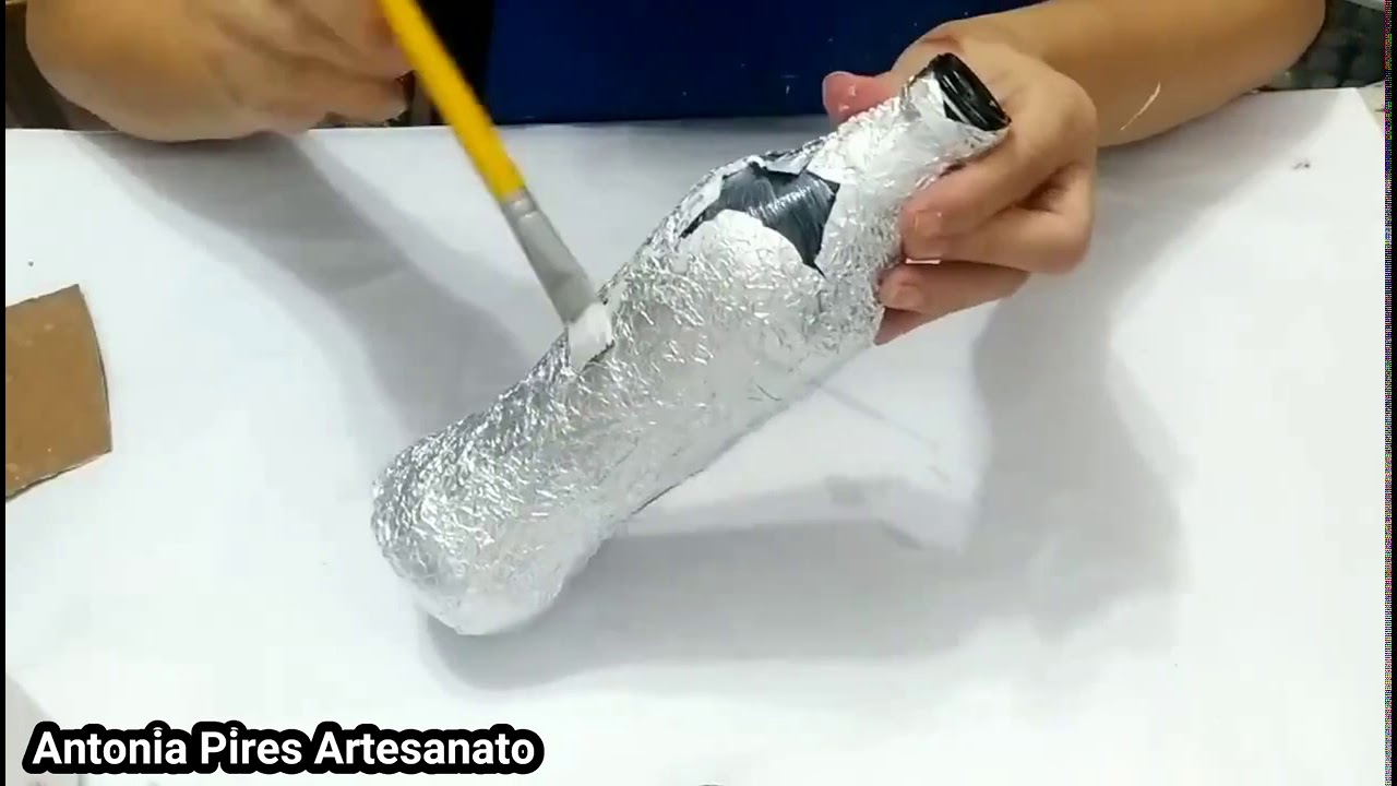 COMO FAZER DECOUPAGEM METALIZADA - TRÊS PASSOS - VIDEO RÁPIDO
