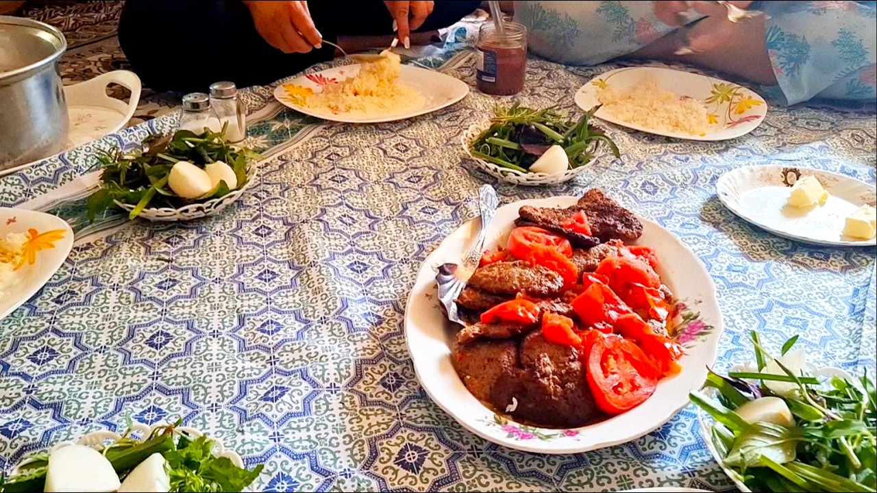 IRAN village life - authentic traditional cooking methods