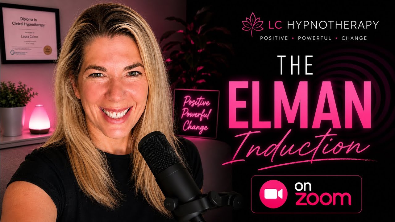 Dave Elman Induction Over Zoom From Live Online Hypnotherapy Session