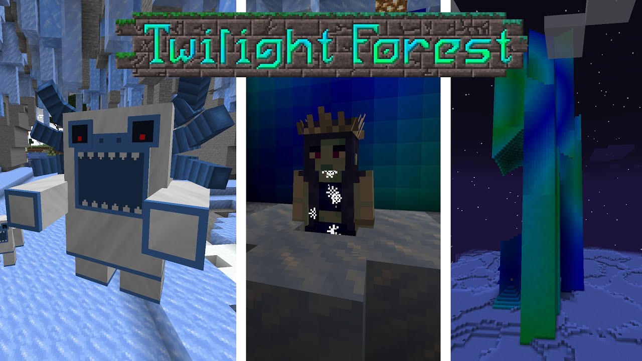 How To Kill The Snow Queen on The Twilight Forest Mod | Modded Minecraft Tutorial