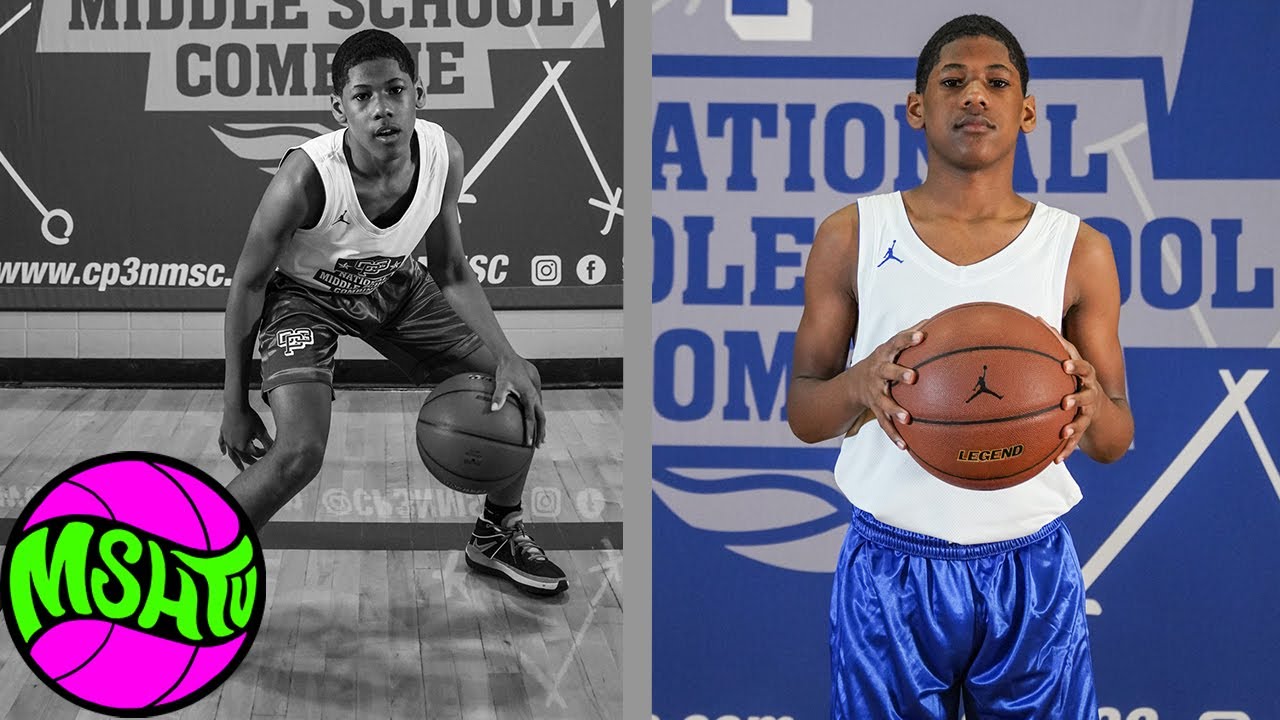 Semaj Stampley LOSES DEFENDERS at the 2021 CP3 National Middle School Combine