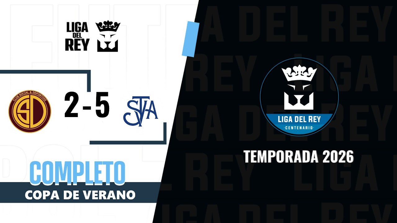 Club Social y Deportivo (2) vs (5) STVA FC |  Partido Completo